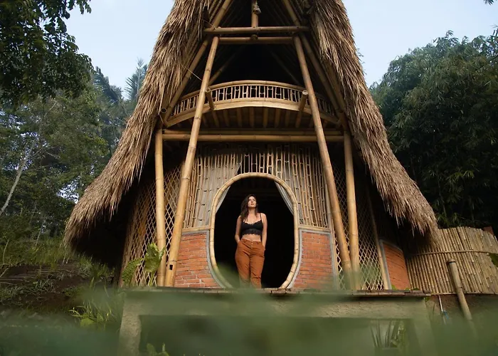 ベッド・アンド・ブレックファスト Hidden Bamboo House Tampaksiring